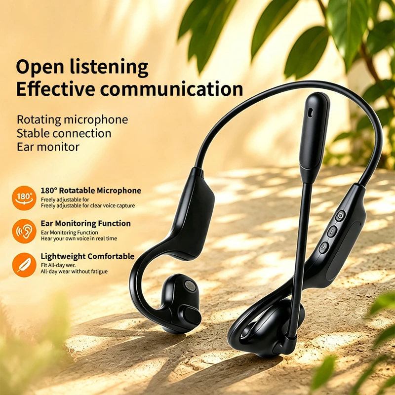 Type C Wired Earphones With Mic - 개방형 이어폰, 무선 헤드셋, 회전식 마이크,