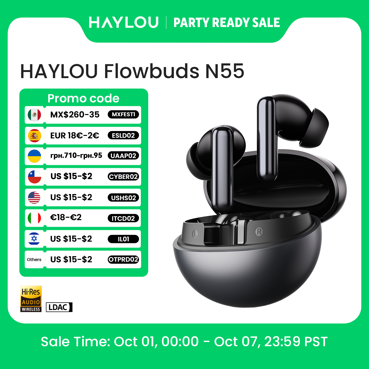HAYLOU Flowbuds N55 무선 이어버드 54 - Type C Wired Earphones With Mic 리뷰 및 가격